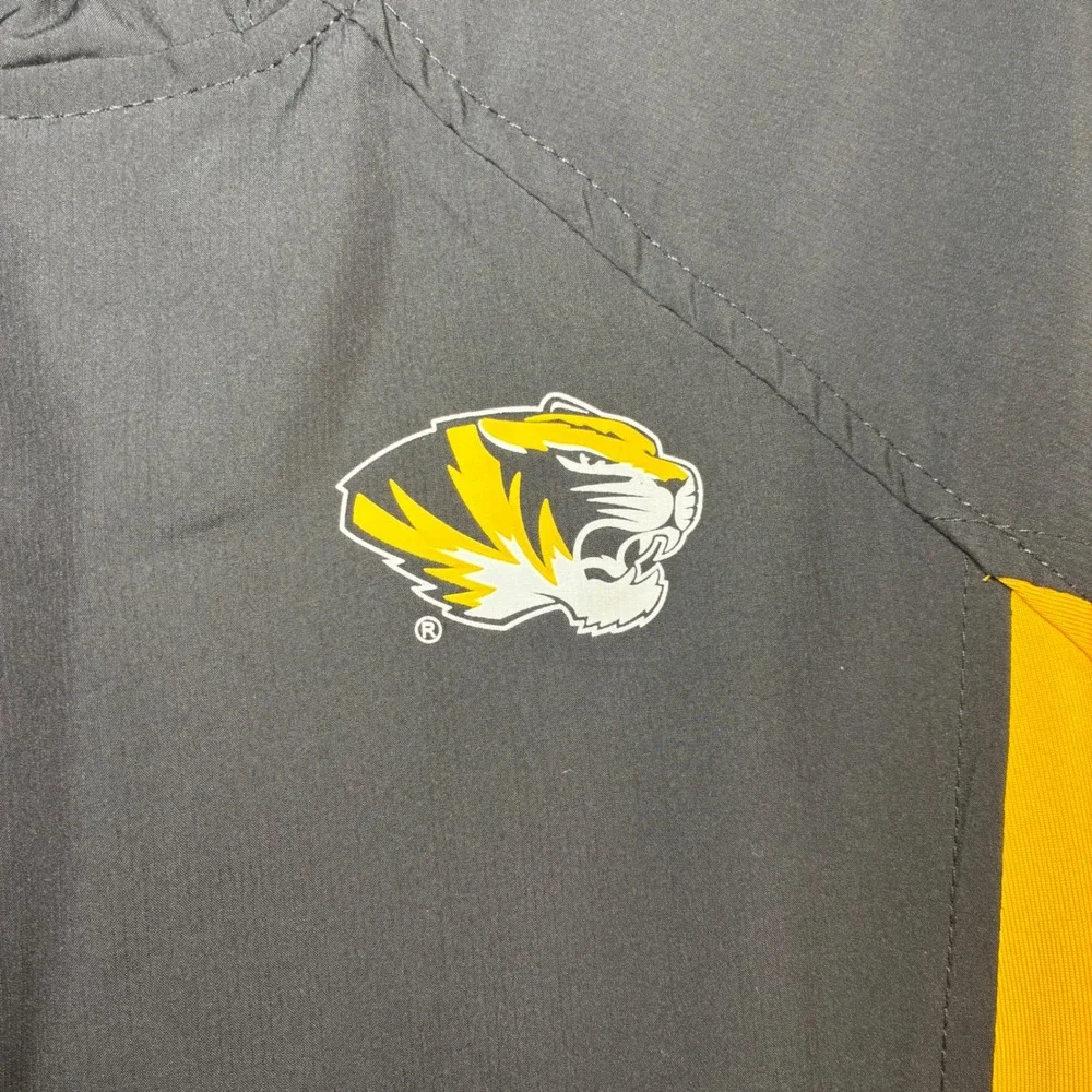 Missouri Tigers Jacket Women L Black Gold Full Zip Hooded Mizzou University Run - Picture 4 of 9